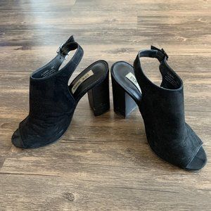 steve madden peep toe heels - size 8
